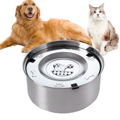 Splash-Free™ Stainless Pet Bowl