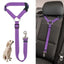 Solid Colour Two-in-one Pet Car Seat Belt