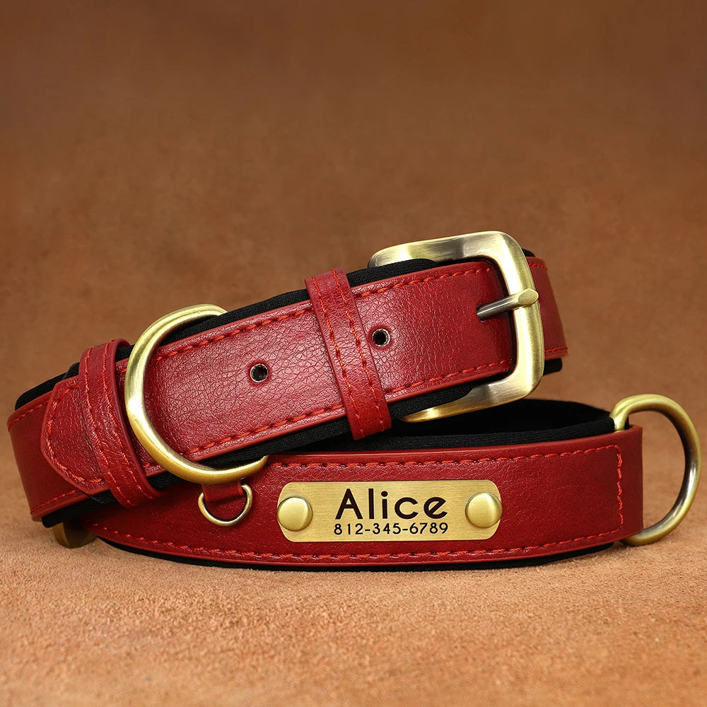 Customized Leather Dog Collar