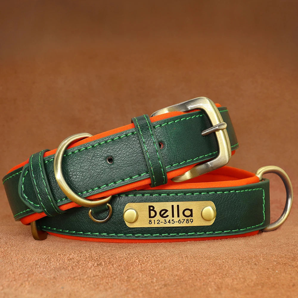 Customized Leather Dog Collar