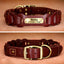 Genuine Leather Personalized  Dog Collar